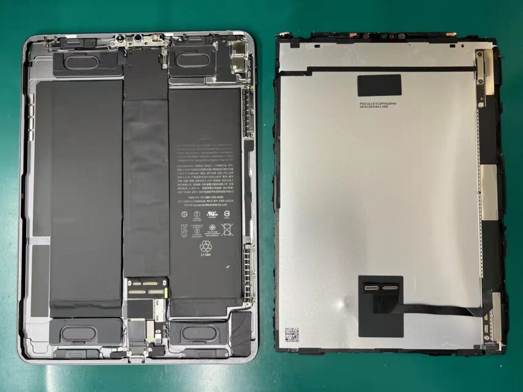iPad Pro 11インチ(第２世代) 液晶破損 映らない 液晶漏れ データ 