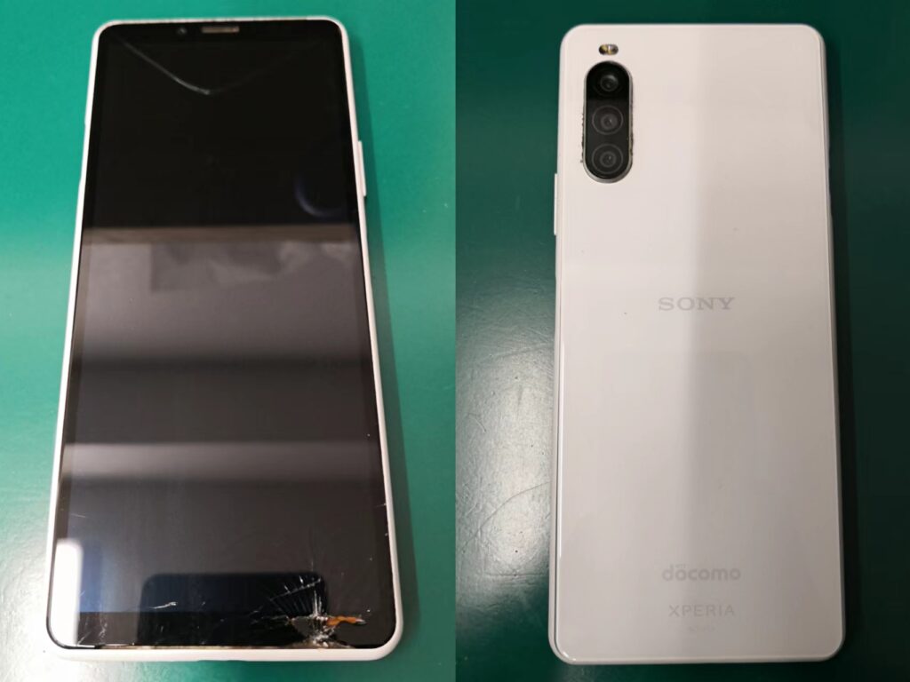 Xperia 10 II テンマークツー 画面破損故障 郵送修理 全国対応】画面