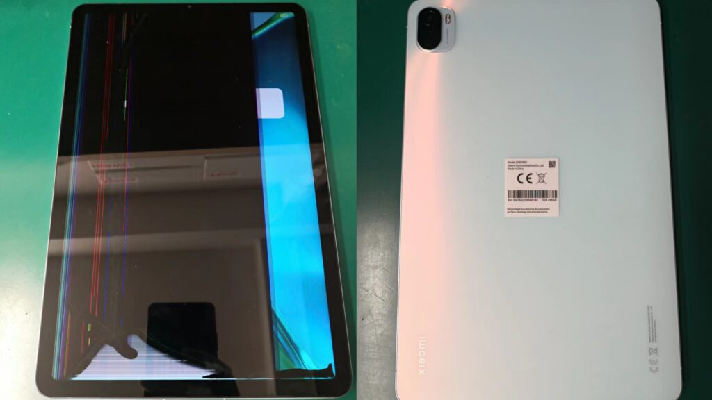 Xiaomi Pad 5】液晶破損 画面割れ 映らない チカチカ 操作